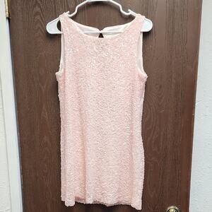 H&M Pink Sequin Mini Dress